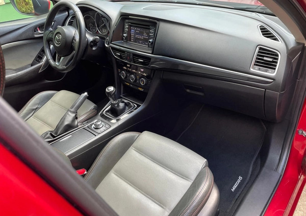 Mazda 6 cena 34900 przebieg: 242000, rok produkcji 2014 z Jeziorany małe 67